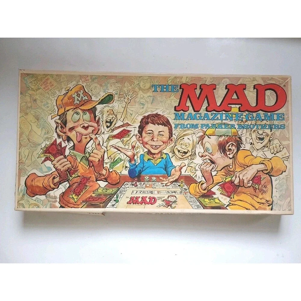 VTG Parker Brothers The MAD Magazine Game  1979 READ